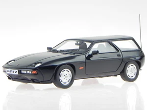 Porsche 928 S familiar Artz 1979 negro coche en miniatura O378 PremiumX 1/43 - Imagen 1 de 3