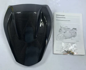 71607708483 Single Seat Carbon Cover Original HP BMW K 1200 S K1300 S - Picture 1 of 6