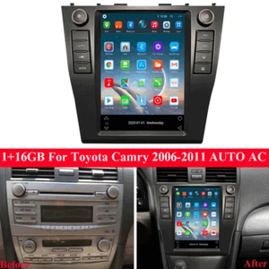 9.7" For 06-11 Toyota Camry Auto AC Stereo Radio GPS Navi Android 10.1 Head Unit - Picture 1 of 12