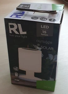 LED AKKU UND SOLAR OUTDOOR TISCHLEUCHTE LAMPE SILVA RL - ALDI - OVP - Bild 1 von 3