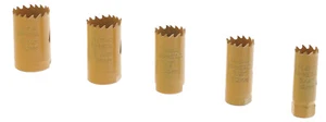 Steel Dragon Tools® 6 Piece Bi-Metal Hole Saw Kit 3/4" to 1-1/4" Drill Pipe Hole - Picture 1 of 11