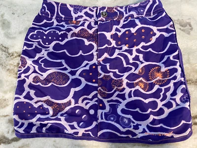 COLUMBIA Omni-Shade волна выключатель доска юбка девочек размер 6/6 x фиолетовый отрегулировать талии - Изображение 1 из 4