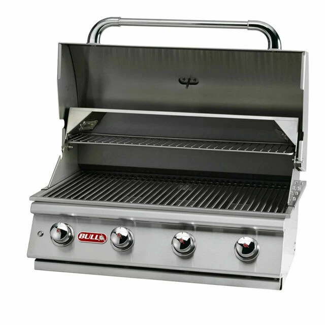Bull Lonestar 30 inch 4 Burner Propane Grill with Accessory - Stainless Steel