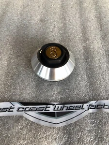 Enkei Chrome w/ Gold Top Pop In Wheel RIM Replacement Cover Cap Part# CAP-A54 - Picture 1 of 1