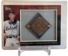 2010 Topps Manufactured Commemorative Patch Hal Newhouser Card #MCP-76 W/Top