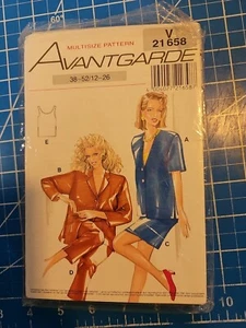 Neue Mode 21658 Misses Jacket, Pants, Skirt European 2000's Pattern Uncut - Picture 1 of 9