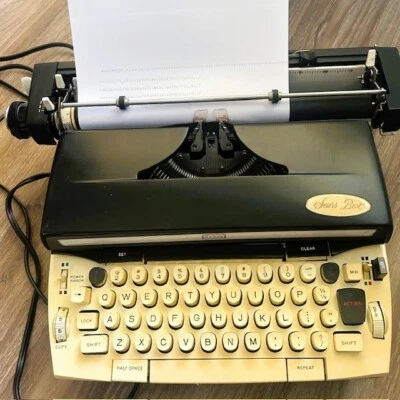 Máquina de escribir eléctrica Sears 1973 certificado de calidad factura manual instrucciones Foto 1 de 4