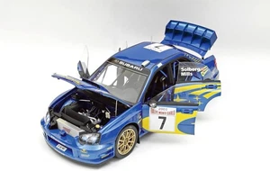 New IXO Models Subaru Impreza Rally 2003 1:8 Model Car Blue 20010110 KidBX - Picture 1 of 5