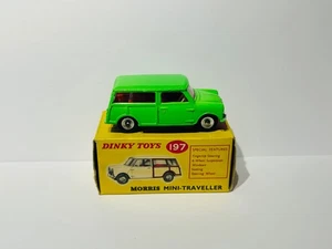 Dinky Toys 197 Morris Mini Traveller, Bright Green, Boxed, Rare original model. - Picture 1 of 15
