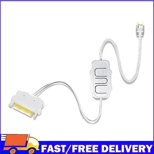 SATA To 5V 3 Pin ARGB Mini Adapter Controller SATA Power Supply for Chassis Fan - Afbeelding 1 van 12