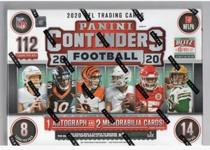 Mega Box 2020 Panini Contenders Football Target 1 Auto e 2 Mem Cards Sigillato NFL - Foto 1 di 3