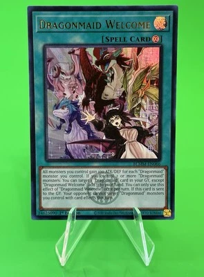 Yu-Gi-Oh Battles Of Legend Monster Mayhem Dragonmaid Welcome UR BLMM-EN066 NM!!! - Image 1 of 3
