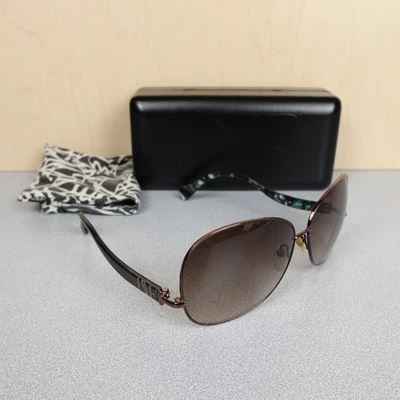 Diane Von Furstenberg Sunglasses DVF801S Green/Black 64-14-130 FRAMES ONLY - Image 1 of 4