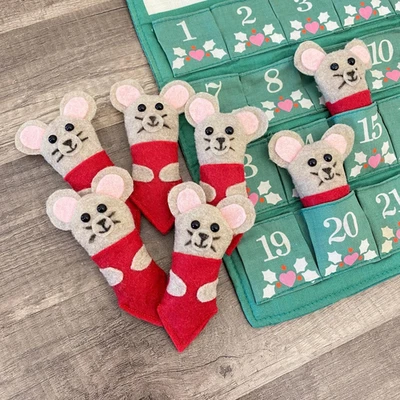 ONE Handmade Replacement Mouse for Avon Countdown to Christmas Advent Calendar - Image 1 of 4