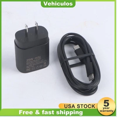 Cargador de pared súper rápido USB-C de 25 W 1 pieza + cable de 6,56 pies para Galaxy S24 S23 S22 Ultra Foto 1 de 4