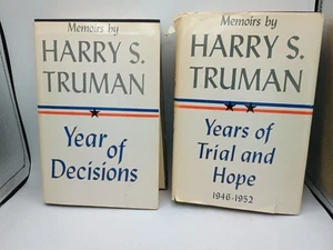 Memoirs Harry S. Truman 2 Volumes 1955-56 - Picture 1 of 14