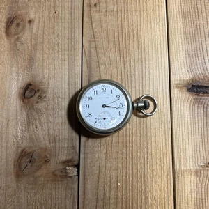 Reloj Bolsillo Waltham Smoseko Raro Producto Funcionando - Imagen 1 de 5