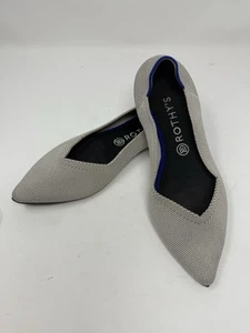 Rothy's The Point Flax RARE color washable slip on pointed flats size 10.5 EUC - Picture 1 of 24
