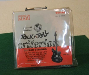 NEW OLD STOCK CRITERION GUITAR ELECTRIC STRINGS -C-200XL, ROCK N'ROLL - Picture 1 of 1