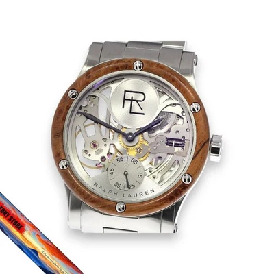 Ralph Lauren 468836800001/RLR0220004 Men's Wristwatch Automotive Watch Rosewood - Image 1 of 4
