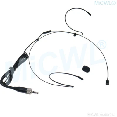 Black Headset Microphone For Sennheiser EW100 300 500 G2 G3 G4 Wireless Head Mic - Image 1 of 3