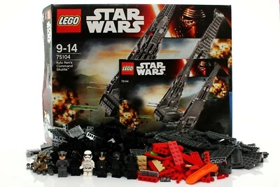 Lego Star Wars Set 75104 Kylo Ren's Command Shuttle 100% complete + instr. + box - Image 1 of 4