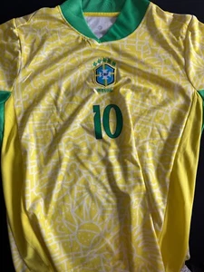 Kids Soccer Jersey – Sporty & Cool for Game Days or Play - Brazil - Picture 1 of 5