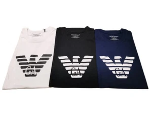 Men’s Emporio Armani V T-Shirt – Stylish Crew Neck, Slim Fit Tee - Picture 1 of 6