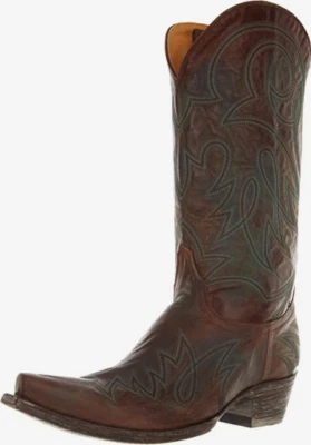 New Old Gringo LAUREN Brass Womens Cowboy Boot Leather Size 7 Retail $ 450 - Image 1 of 4