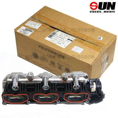 Colector de admisión izquierdo para Audi A6 A7 Q5 Q7 S4 VW Touareg 3.0T 06E133109AF GENUINO Foto 1 de 4