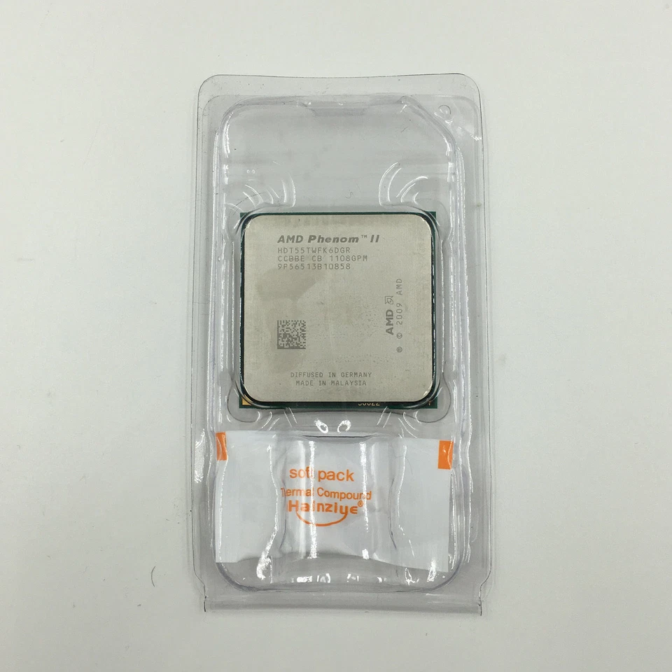 AMD Phenom II X6 1055T - 2,8 GHz 95W HDT55TWFK6DGR Six Core Prozessor Socket AM3 - Image 1 of 1