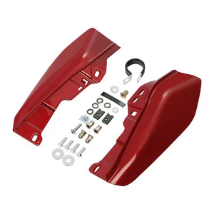 Mid Frame Air Deflectors Fit For Harley Road Street Glide 2009-2023 Wicked Red - Foto 1 di 6