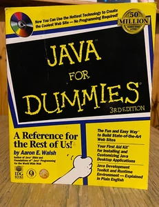 Java For Dummies 3rd Edition By Aaron E. Walsh Paperback Book 1998 - Picture 1 of 5