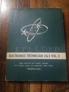 Naval Training Command Electronics Technician 3 & 2 Vol.3 Communications Manual - Picture 1 of 2