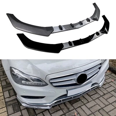 Front Bumper Spoiler Splitter Kit For Mercedes Benz E Class W212 Sport 2013-15 - Image 1 of 4
