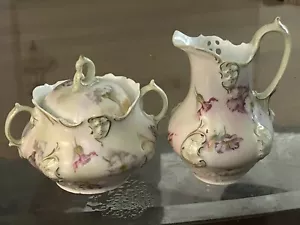 BRC Moliere cream sugar 3 piece set - Picture 1 of 12