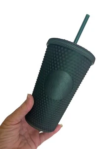 Starbucks Dark Green Jelly Studded Tumbler 16oz Grande - Picture 1 of 8