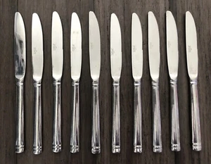 10 Towle Stephanie Edelstahl Besteck 9-1/4 Zoll Abendessen Messer Living Collection - Bild 1 von 19