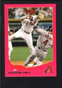 AARON HILL 2013 TOPPS MINI #302 PINK PARALLEL DIAMONDBACKS SP #23/25 - Picture 1 of 1