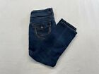 Silberne Jeans designed for Bootlegger Suki Mid Capri Damen Größe 28/22,5 Super