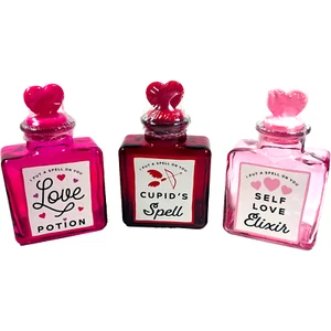Valentines 2024 - Love Potion / Cupids Spell / Self Love / Elixir Bottles - 3 Pk - Picture 1 of 5
