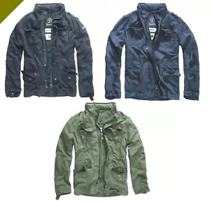 BRANDIT ORIGINAL JACKE BRITANNIA VINTAGE HERREN SOMMER ÜBERGANGSJACKE BW FARBEN - Picture 1 of 4