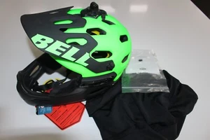 Bell Bicycle Helmet Super 2R Size Medium Green/Black New Open Box - Picture 1 of 11