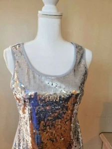 Investments Petites Glitter Tank Sleeveless size S - Picture 1 of 6
