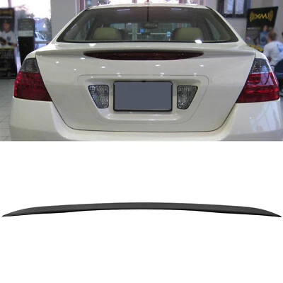 Rear Spoiler Lip For Honda Accord Sedan 2006 2007 Glossy Black - Imagem 1 de 4