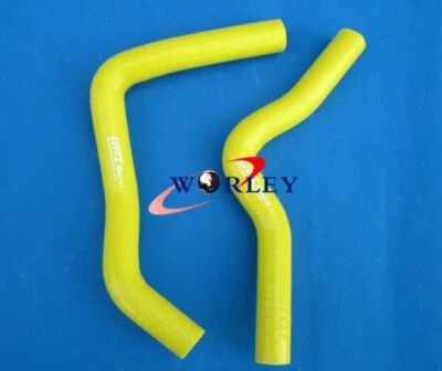 Manguera de refrigerante de radiador de silicona amarilla apta para Suzuki RM85 RM85L 2002-2019 Foto 1 de 4