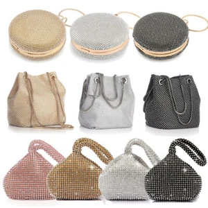 Süße Party-Clutch Damenhandtasche Kristall Strass Abend Bankett USA - Bild 1 von 113