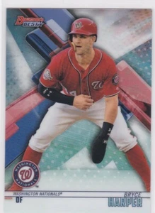 Tarjeta de béisbol Bryce Harper Refractor 2018 Bowman's Best NATIONALS Phillies ¡Como nueva! - Imagen 1 de 2
