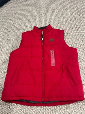 NWT Field & Stream Red Explorer Quilted Microfiber Vest #SAFVT1028 XL - Image 1 of 4