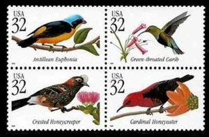 US - 1998 Tropical Birds #3222-3225 - VF MNH - Picture 1 of 1